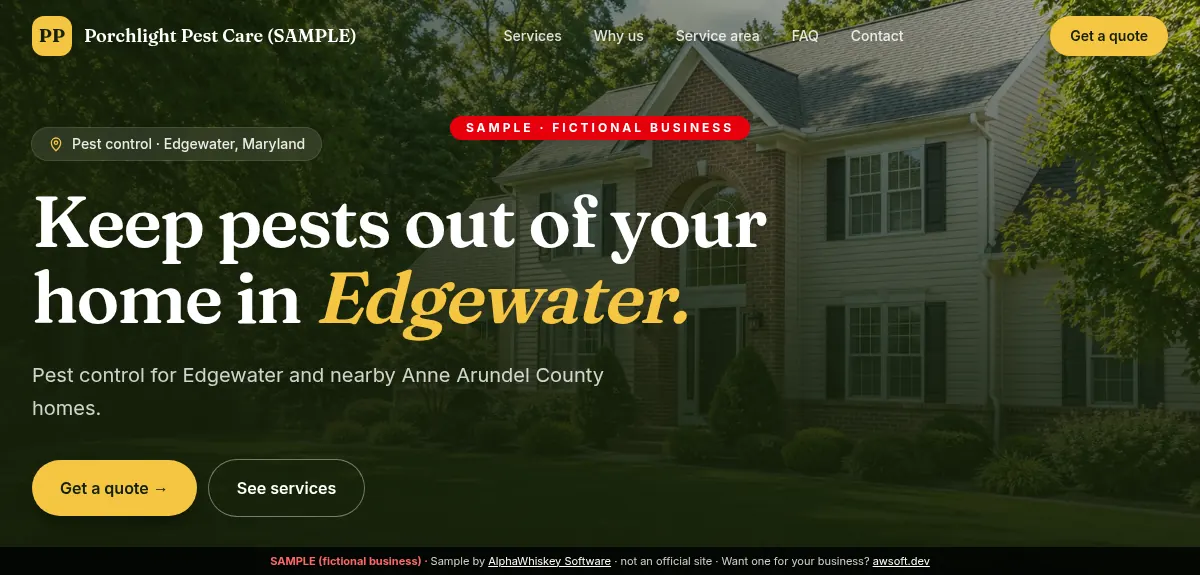 Porchlight Pest Care screenshot